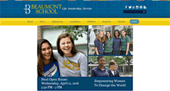 Desktop Screenshot of beaumontschool.org