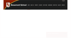 Desktop Screenshot of beaumontschool.com